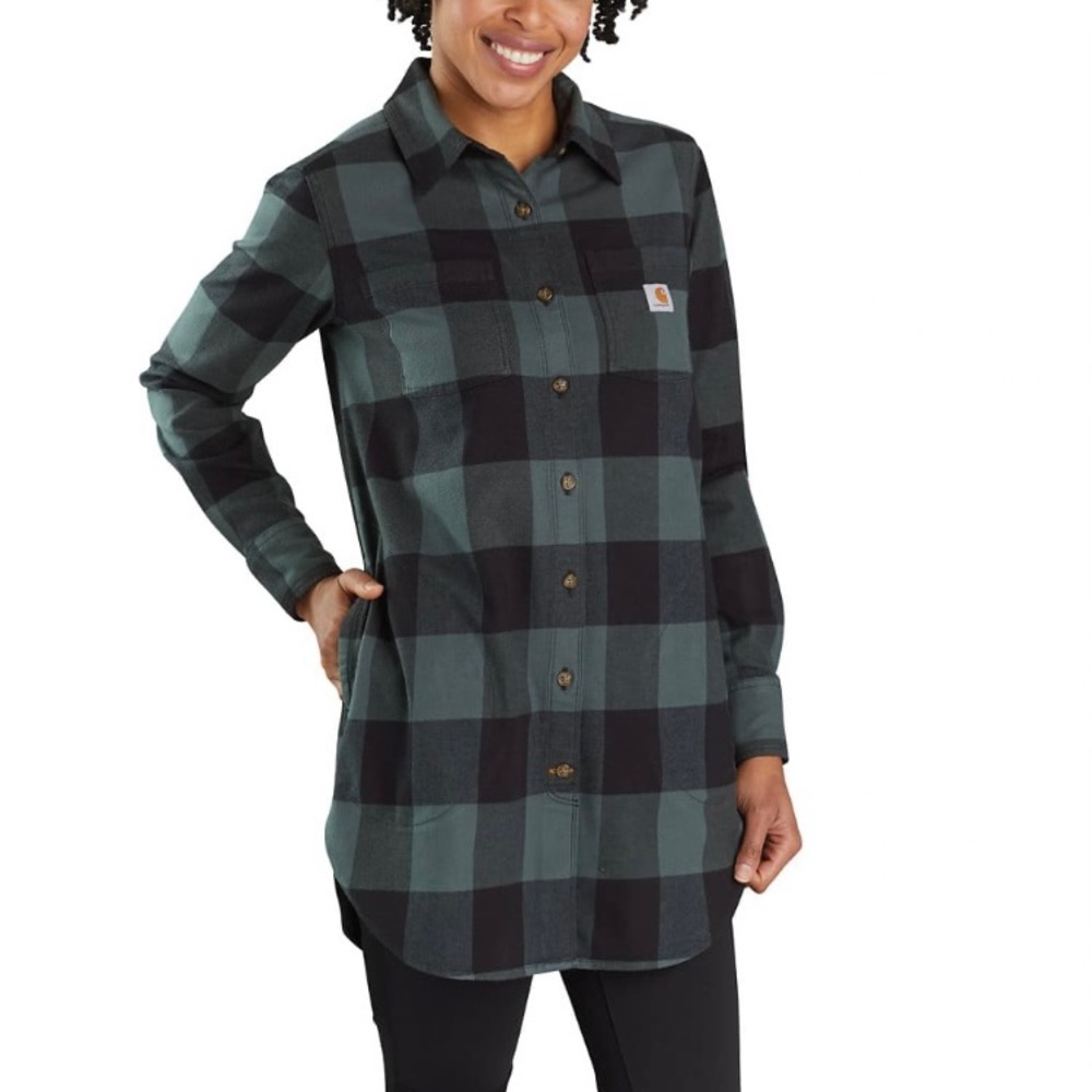 Relaxed Fit Plaid Tunic NWT